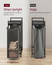 Laundry Basket – Metal Frame – Slate Grey and Charcoal Grey – Pull-Out and Removable Design