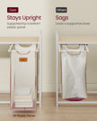 Laundry Hamper – Fabric – Natural Beige, Camel Brown and Cream White – 3 Compartments, 100 L Capacity