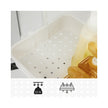 Storage Trolley – Steel Frame and Plastic Baskets – Black – 3-Tier with Handle and Organisers