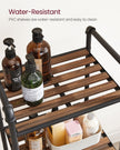 5-Tier Storage Rack – Wood and Metal – Rustic Brown and Ink Black – Adjustable Shelves