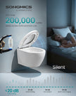 O-Shaped Toilet Seat - 17.4L - Duroplast - Soft-Close - Quick-Release