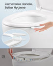 O-Shaped Heavy-Duty Toilet Seat - 17.5L - Duroplast - Soft Close - Quick-Release