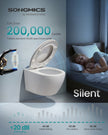 O-Shaped Heavy-Duty Toilet Seat - 17.5L - Duroplast - Soft Close - Quick-Release