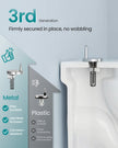 O-Shaped Heavy-Duty Toilet Seat - 17.5L - Duroplast - Soft Close - Quick-Release