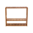 Adjustable Bamboo Storage Shelf – Natural – 3-Tier Design for Bathroom, Kitchen, and Bookshelf Use