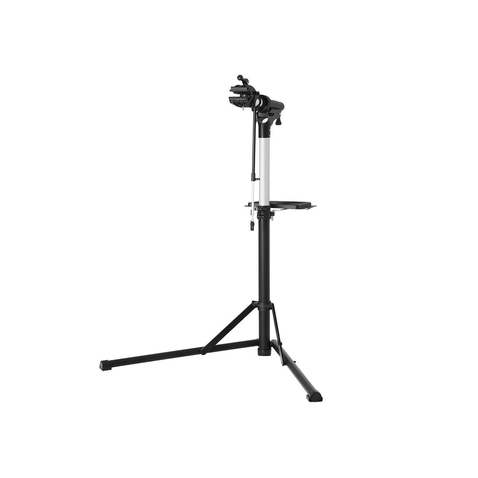 Bike Repair Stand – Aluminium – Black – Adjustable and Portable with Magnetic Tool Tray