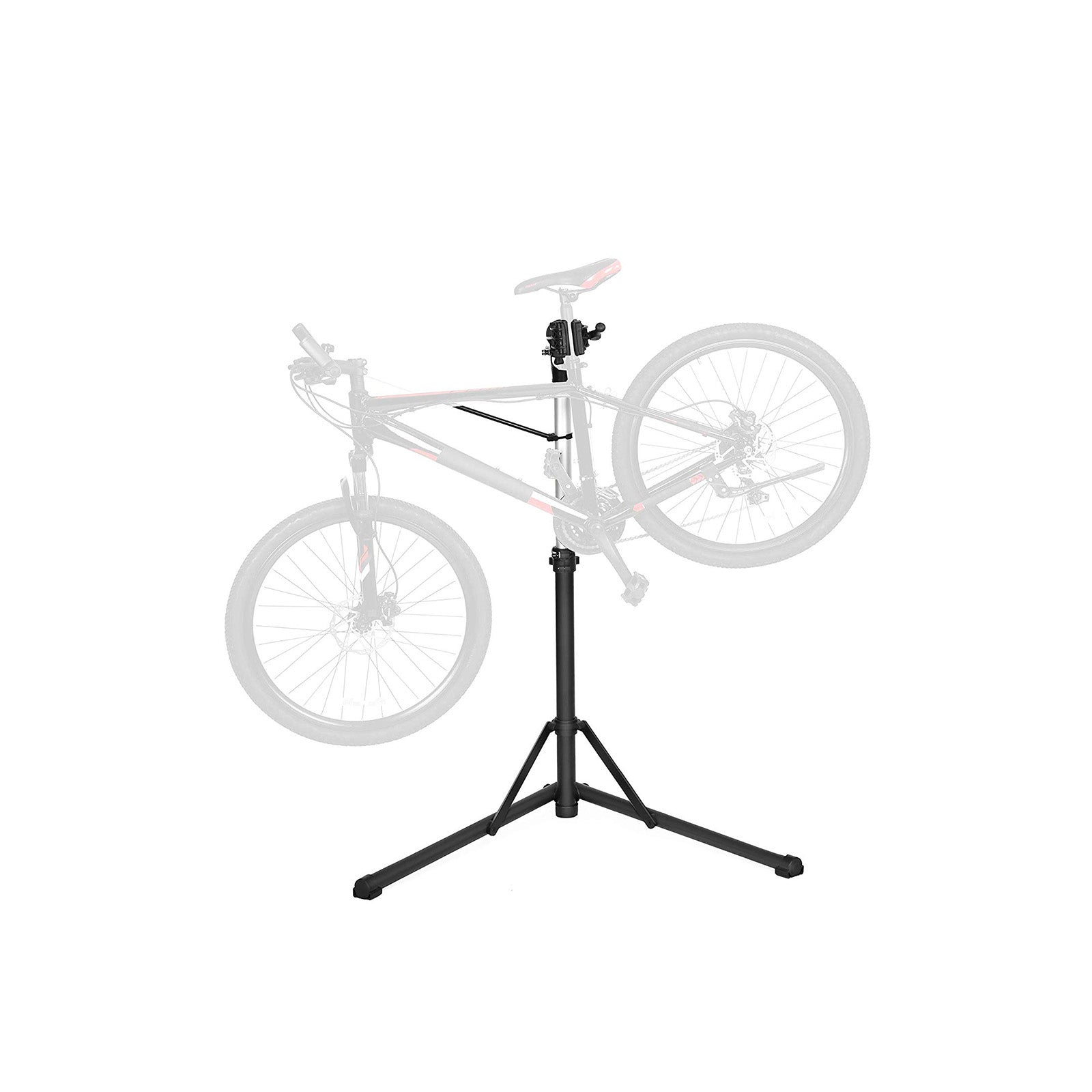 Bike Repair Stand – Aluminium – Black – Adjustable and Portable with Magnetic Tool Tray