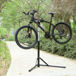 Bike Repair Stand – Aluminium – Black – Adjustable and Portable with Magnetic Tool Tray