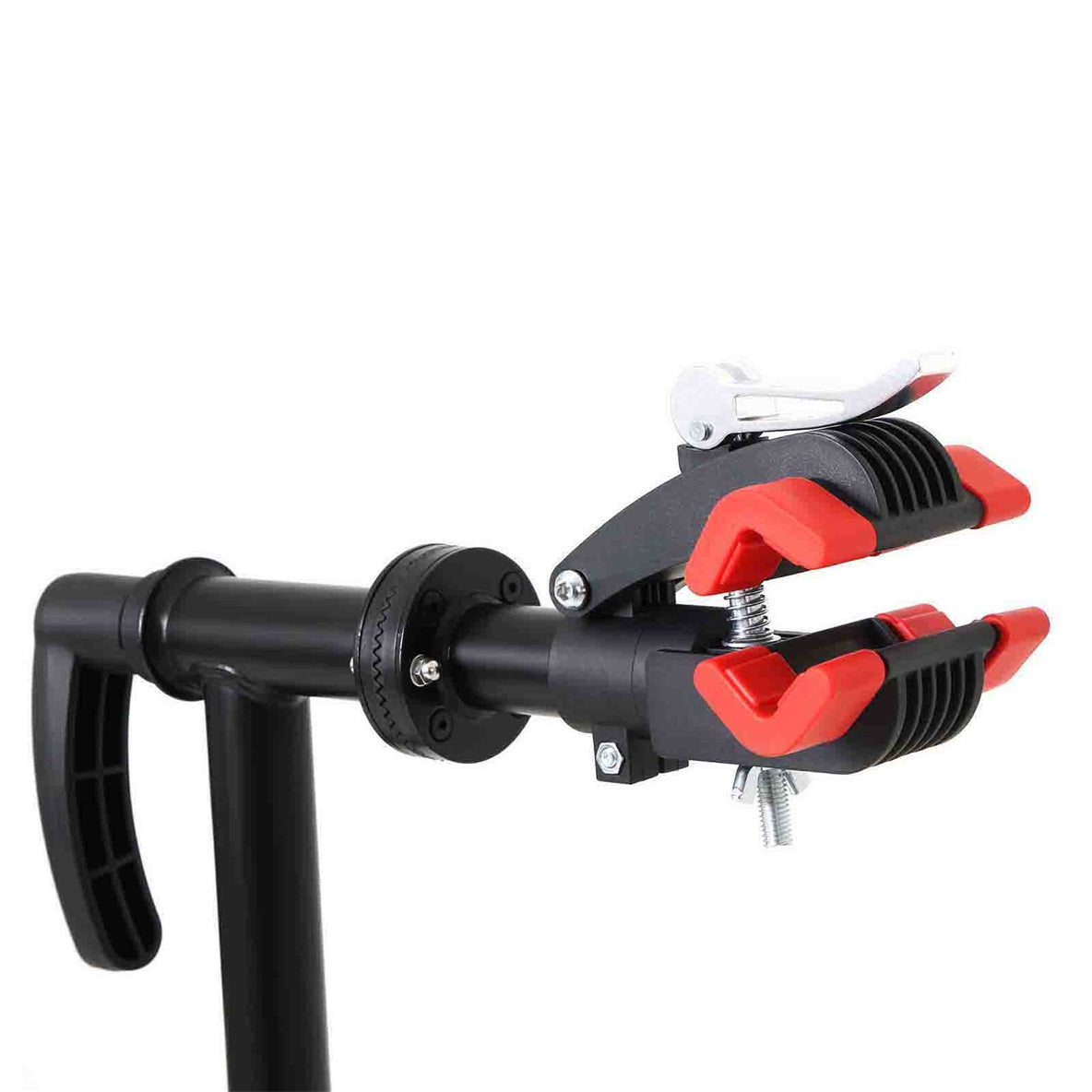 Bike Repair Stand – Steel – Black – Portable with Magnetic Tool Tray