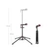 Bike Repair Stand – Steel – Black – Portable with Magnetic Tool Tray