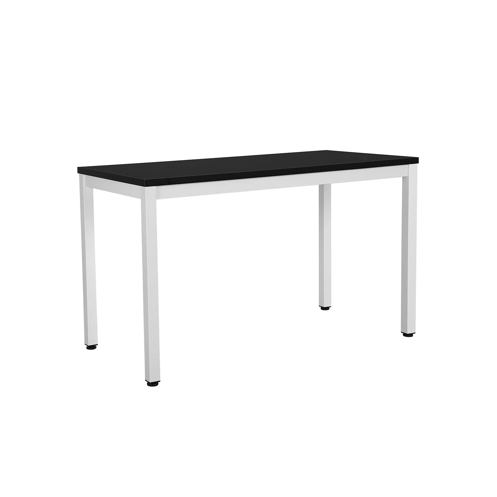 Computer Desk – Wood – Black – Large Desktop and Easy Assembly
