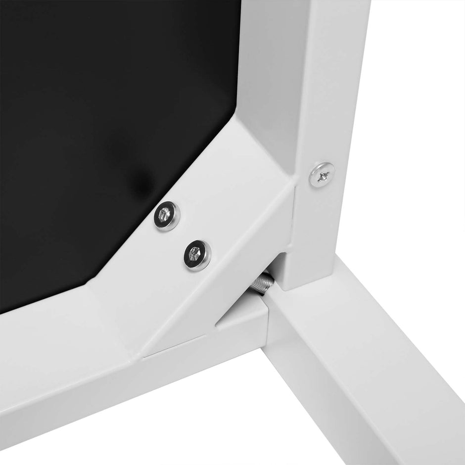 Computer Desk – Wood – Black – Large Desktop and Easy Assembly
