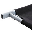 Folding Camping Bed – Metal – Black – TÜV Rheinland Tested 260 kg Load Capacity