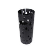 Round Umbrella Stand – Metal – Black – With Hooks and Drip Tray