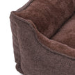 Dog Sofa Bed – Fabric – Brown – Large Washable with Removable Cover