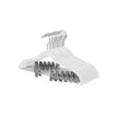 Pants Hangers – Velvet – White – Adjustable Clips, Heavy-Duty, Space-Saving (12-Pack)