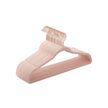 Set of 20 Velvet Hangers – Pink – Thin and Durable with 360° Swivel Hooks