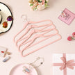 Set of 20 Velvet Hangers – Pink – Thin and Durable with 360° Swivel Hooks