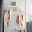 Set of 20 Velvet Hangers – White – 360° Swivel Hooks – Thin and Durable