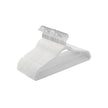 Set of 30 Velvet Hangers – White – Space-Saving Design – 360° Swivel Hooks
