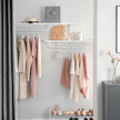 Set of 30 Velvet Hangers – White – Space-Saving Design – 360° Swivel Hooks