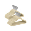 Velvet Baby Hangers – Sand Beige – Pack of 50 – Non-Slip Design