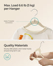 Velvet Baby Hangers – Sand Beige – Pack of 50 – Non-Slip Design
