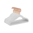 Pack of 30 Velvet Baby Hangers – Velvet – Cloud White – Non-Slip Design