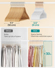 Pack of 30 Velvet Baby Hangers – Velvet – Cloud White – Non-Slip Design