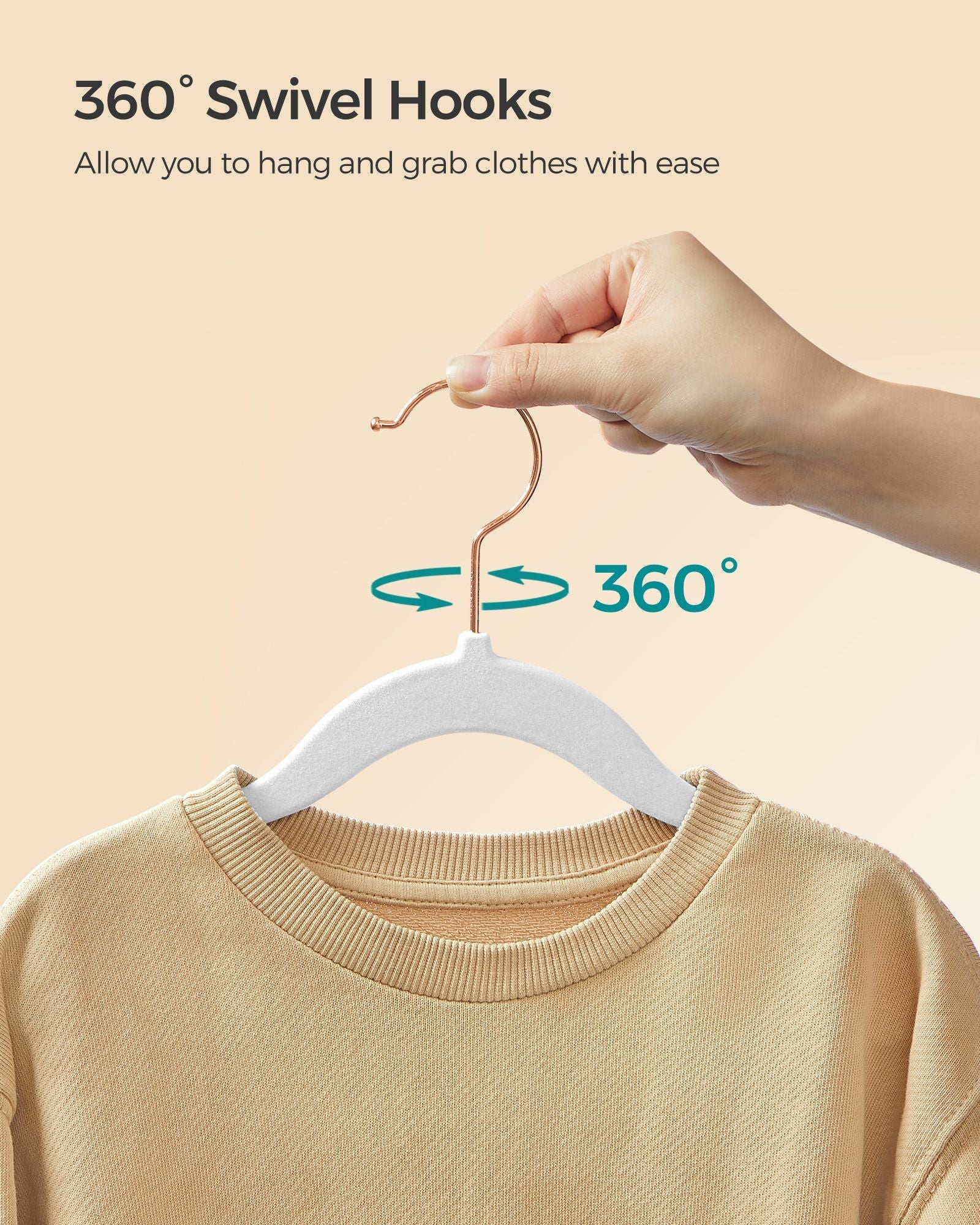 Pack of 30 Velvet Baby Hangers – Velvet – Cloud White – Non-Slip Design