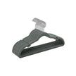 Velvet Coat Hangers – Velvet – Dove Gray – Non-Slip with Shoulder Notches and Trouser Bar, Space-Saving Design