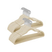 Velvet Hangers – Sand Beige – 50-Pack – Non-Slip Design with 360° Swivel Hook