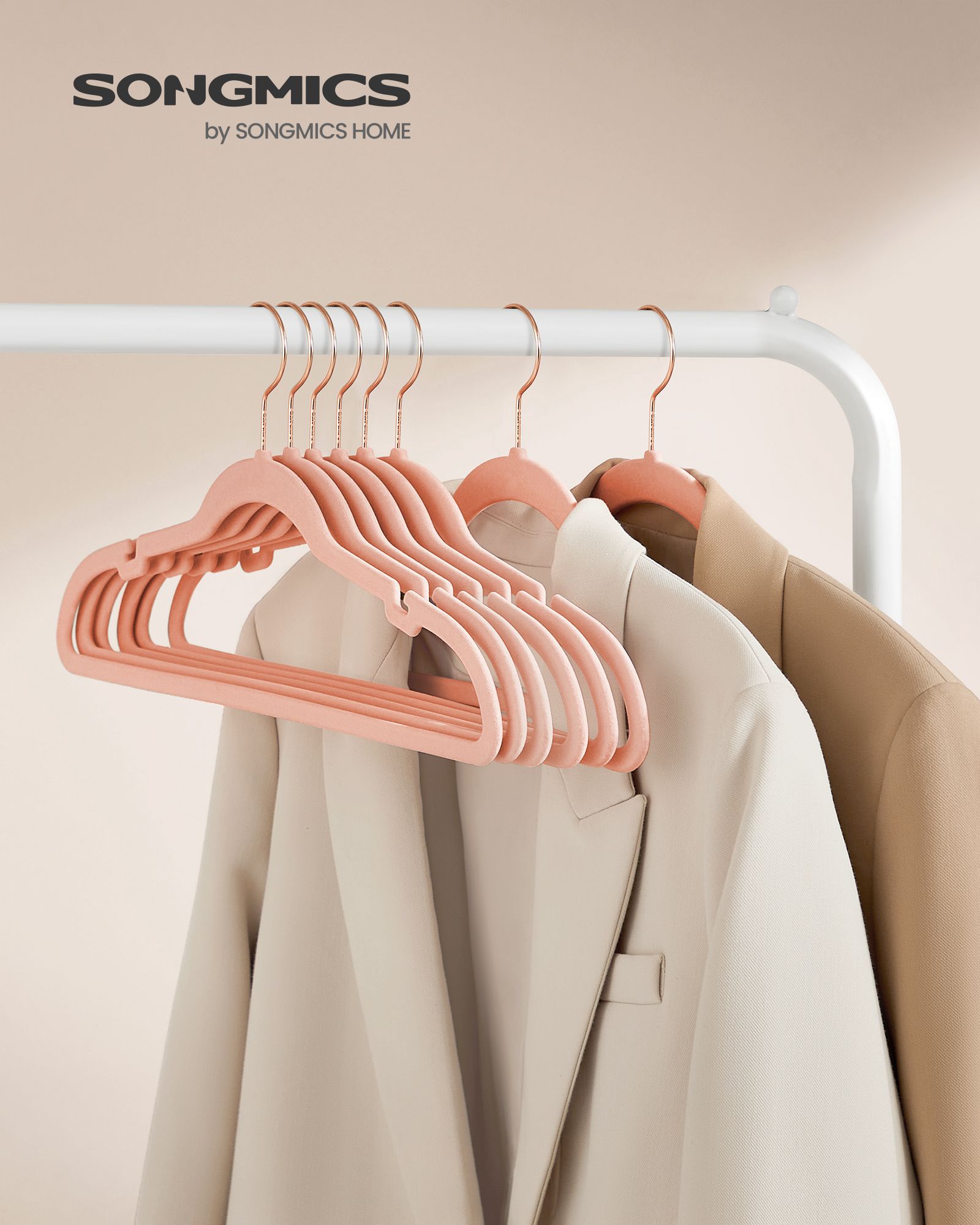 Velvet Hangers – Jelly Pink – 30-Pack – Non-Slip with Shoulder Notches and Trouser Bar