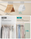 Velvet Hangers – Non-Slip – Rose Gold – Space Saving 50 Pack