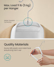Velvet Hangers – Non-Slip – Rose Gold – Space Saving 50 Pack