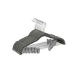 Set of 10 Velvet Hangers – Velvet – Grey – Adjustable Clips, Non-slip, Space-Saving