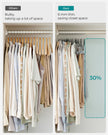 Set of 10 Velvet Hangers – Velvet – Grey – Adjustable Clips, Non-slip, Space-Saving