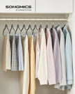 Set of 20 Velvet Hangers – Velvet – Grey – Adjustable Clips, Non-Slip, Heavy-Duty, Space-Saving