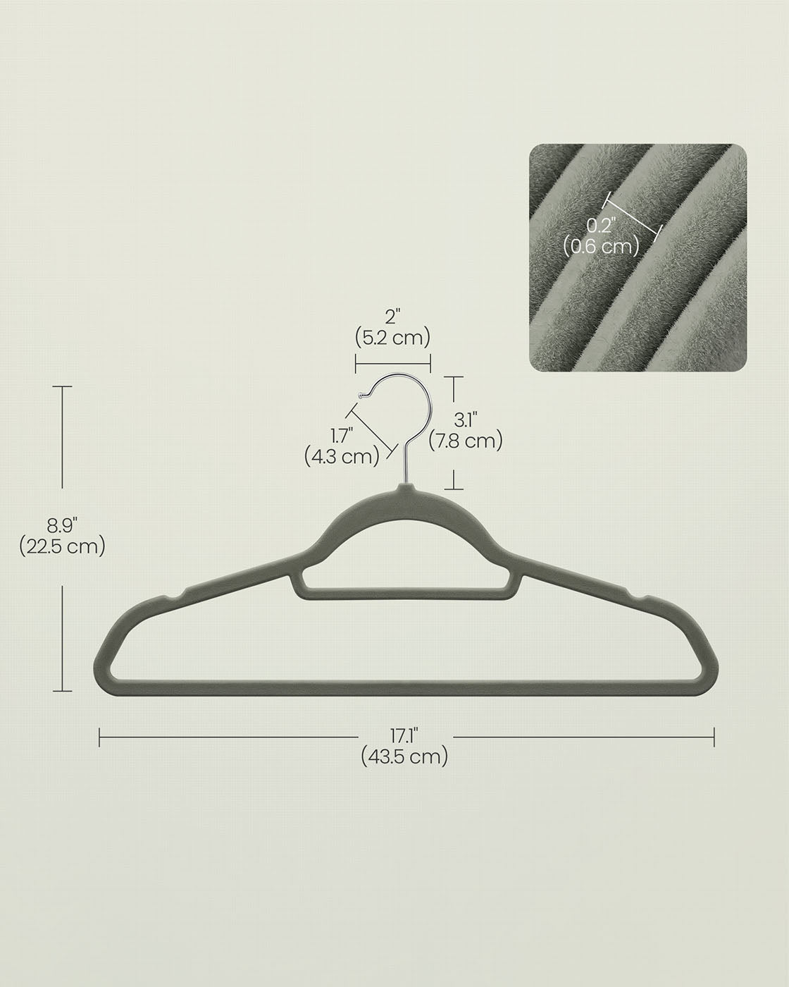 Velvet Hangers – Velvet – Black – Ultra Thin Non-Slip Design with Tie Organizer and 360-Degree Swivel Hook – 20 Pack