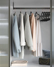 Clothes Hanger – Velvet – Light Pink – Non-Slip, Space-Saving Design, 45 cm Width