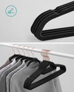 Clothes Hanger – Velvet – Light Pink – Non-Slip, Space-Saving Design, 45 cm Width