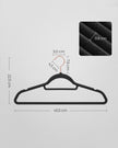 Clothes Hanger – Velvet – Light Pink – Non-Slip, Space-Saving Design, 45 cm Width