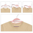50-Pack Plastic Clothes Hangers – Grey – Thin Space Saving Design with Swivel Hook