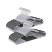 Heavy Duty Plastic Hangers – Non-Slip Design – Grey – 360° Swivel Hook, Space-Saving, 30 Pack