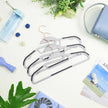 Coat Hangers – Plastic – Gray – Heavy-Duty, Non-Slip, Space-Saving, 360° Swivel Hook, 30-Pack