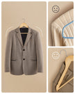 Wooden Hangers – Maple Wood – Natural – 360 Degree Rotating with Skirt Notches and Trouser Bar