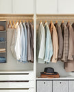 Wooden Coat Hangers – Maple Wood – Natural – 360 Degree Rotating with Skirt Notches and Trouser Bar