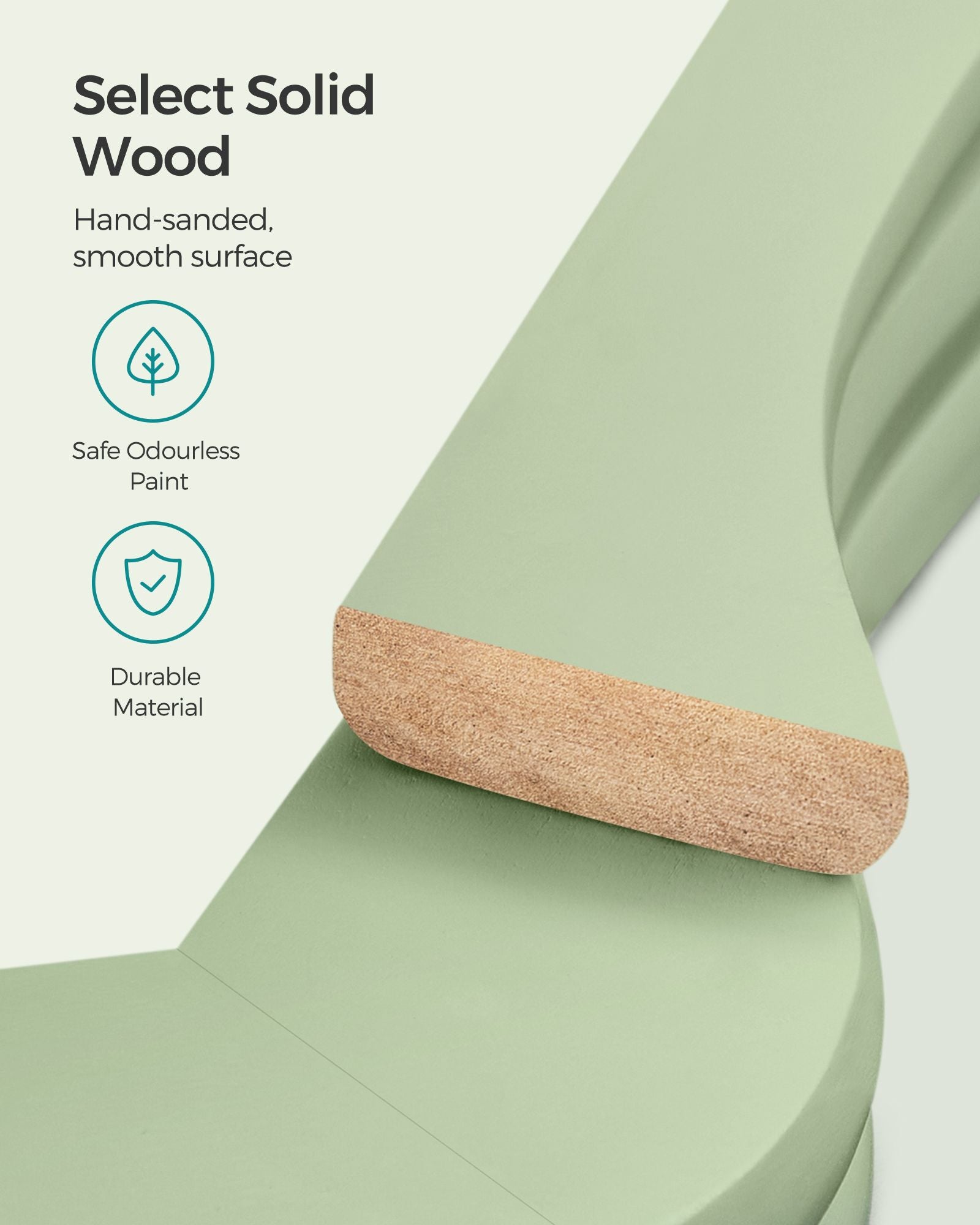 Wooden Coat Hangers – Maple Wood – Light Green and Silver – Set of 20 with Shoulder Notches and Anti-Slip Trouser Bar, 360° Swivel Hook