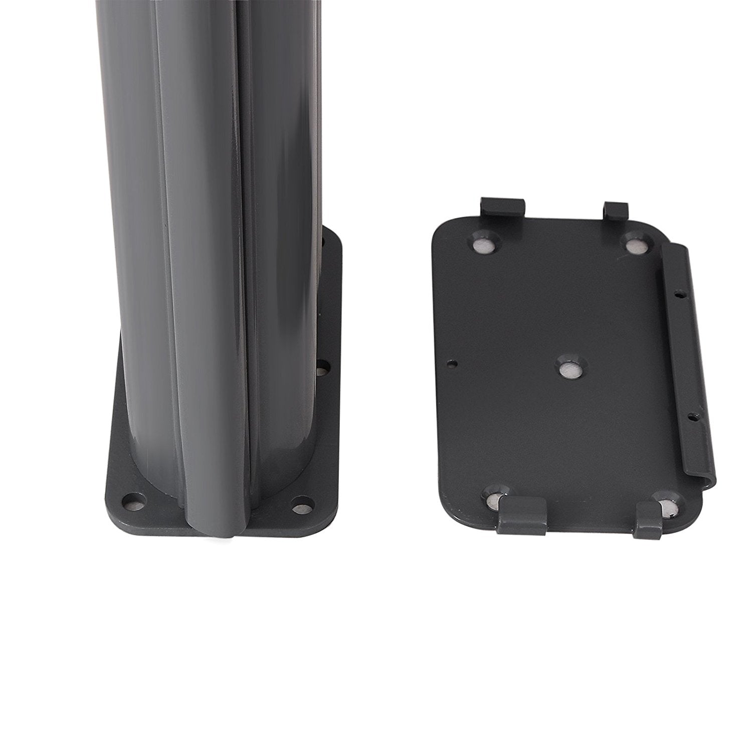 Metal Base – Steel – Silver – for Bilateral Awning Cassette