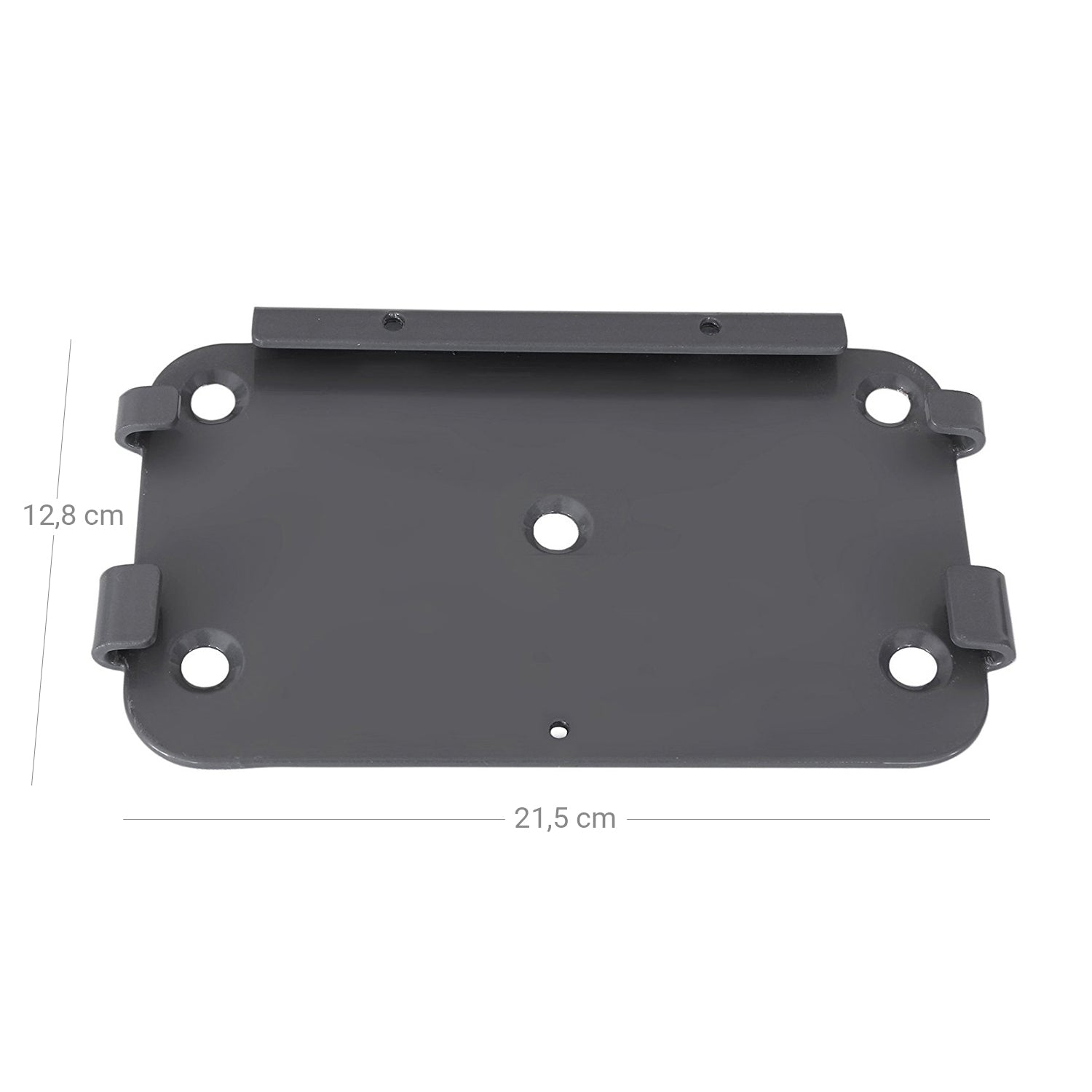 Metal Base – Steel – Silver – for Bilateral Awning Cassette